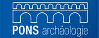 logo pons archäologie 200x77